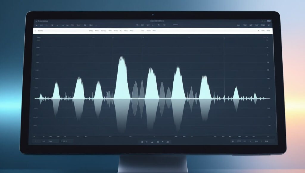 Descript helps users edit audio by editing transcribed text, drastically cutting production time.