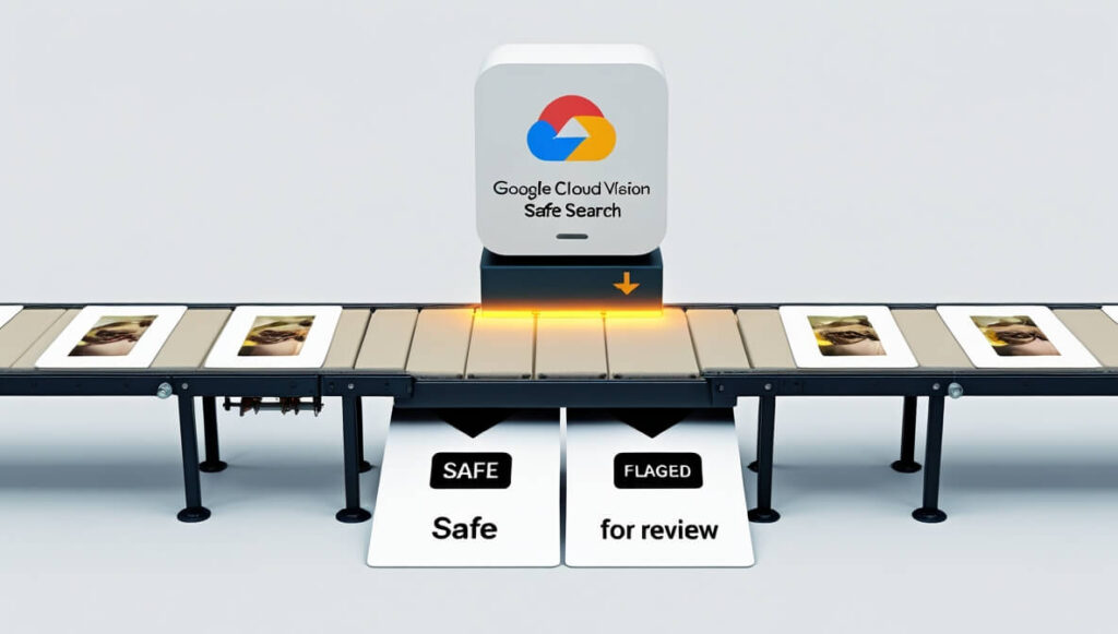 Google Cloud Vision Safe Search as Visual Content Filtering ai tool