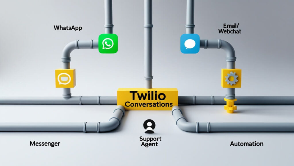Twilio Conversations as WhatsApp and Messenger Automation ai tool