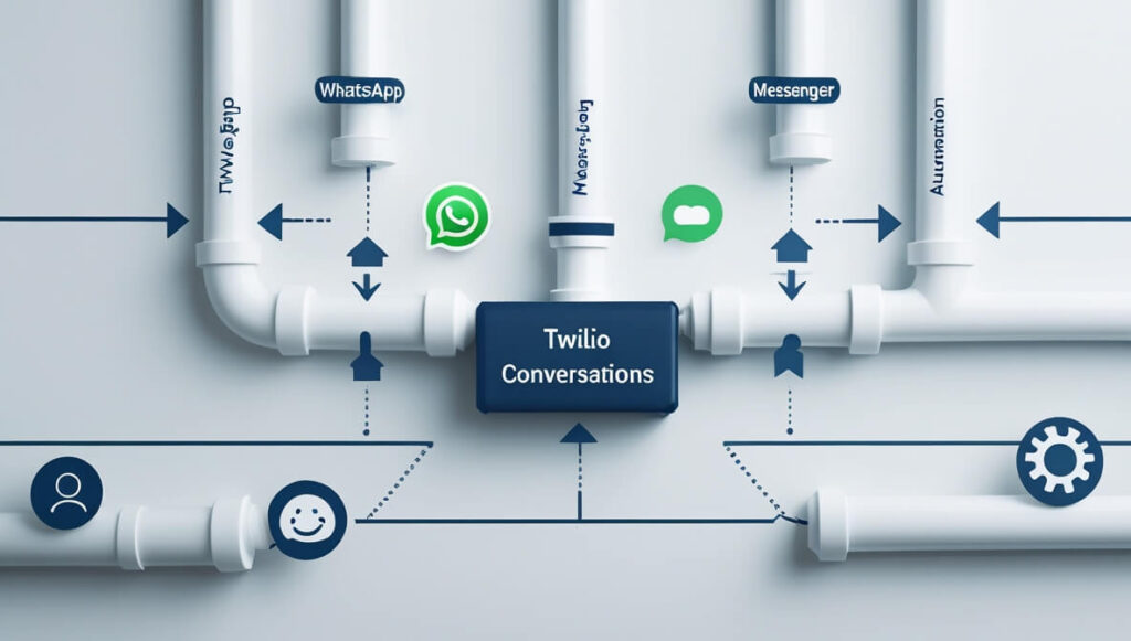 Twilio Conversations unifies customer messages from multiple channels like WhatsApp, Messenger, and email into a single thread for streamlined customer support and automation.