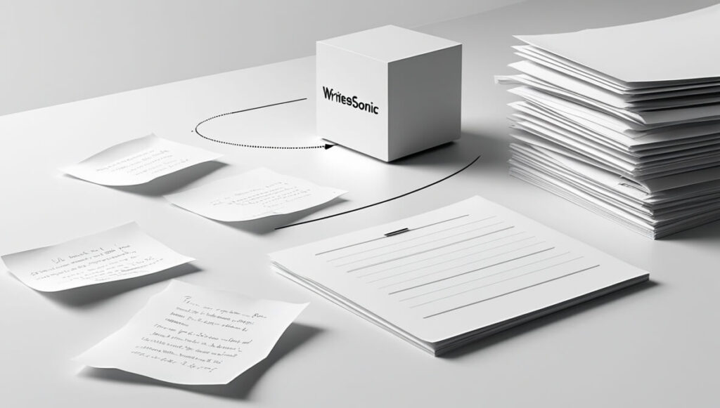 Writesonic is an AI tool that helps generate and structure blog posts and articles, overcoming writer's block and saving time.