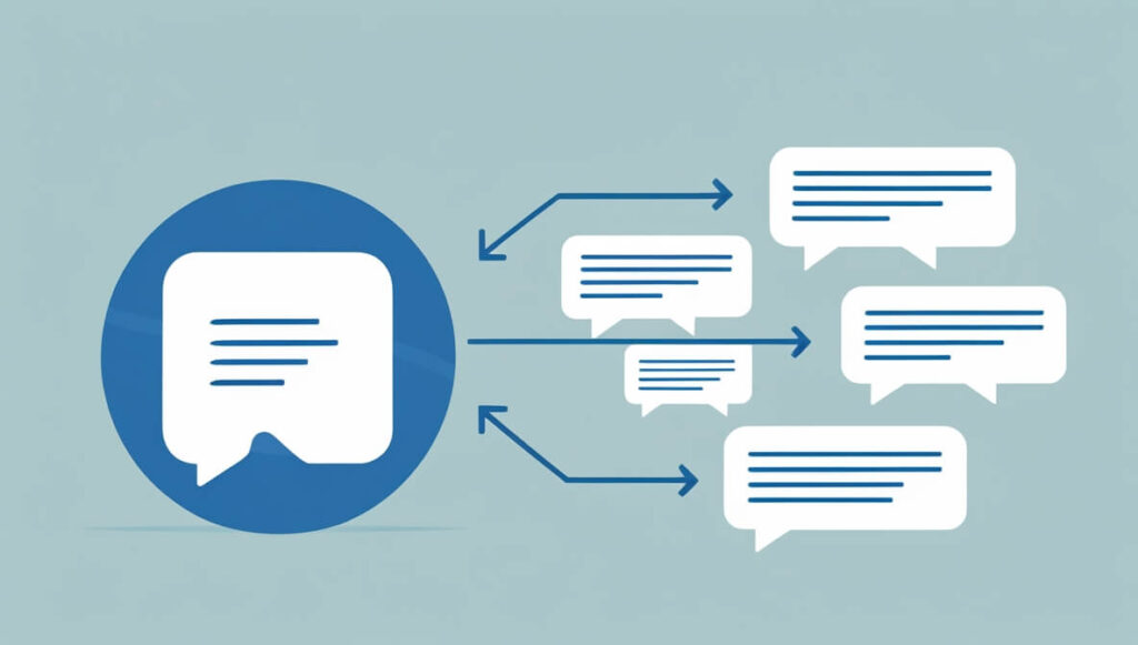 ChatGPT automates the creation of pre-written responses for customer support inquiries.