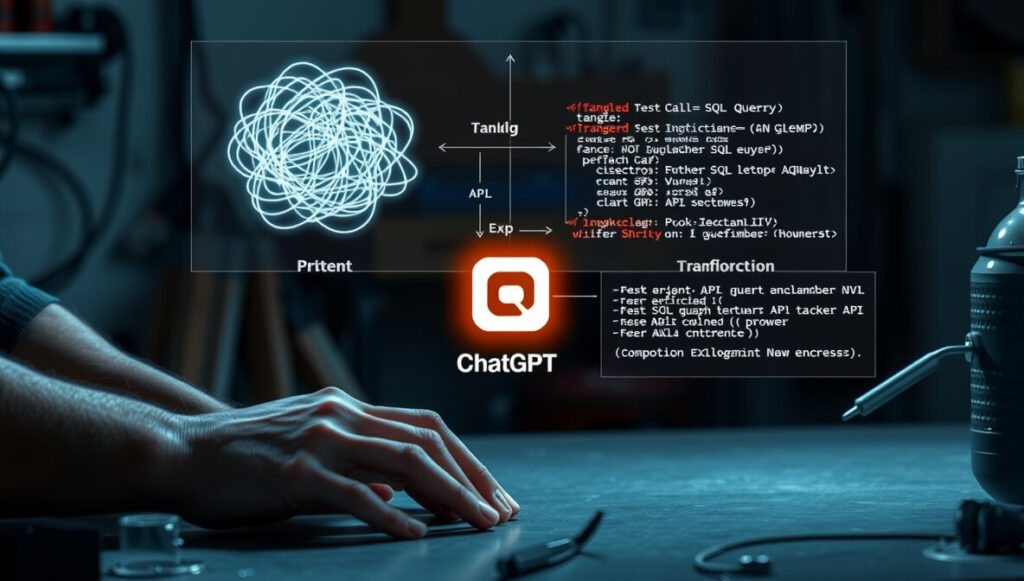 ChatGPT as API and SQL Query Building ai tool
