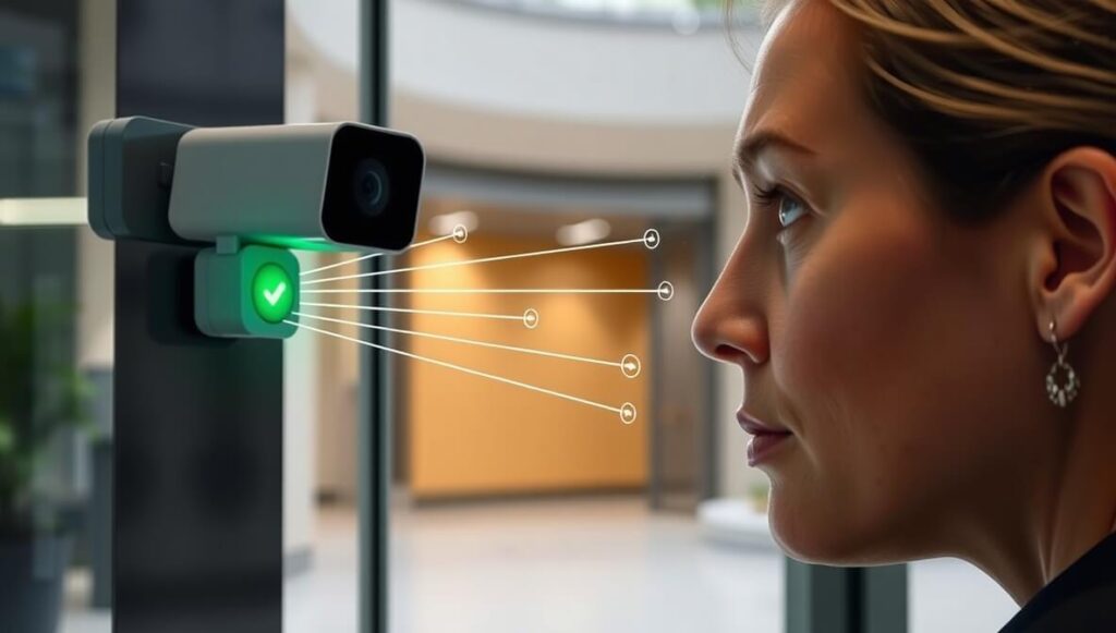 Microsoft Azure Face API provides robust facial recognition and verification for enhanced security and moderation in access control and identity management.