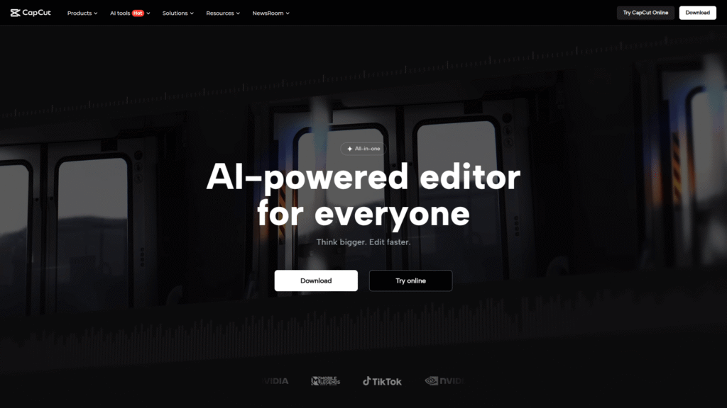 CapCut among AI podcast tools