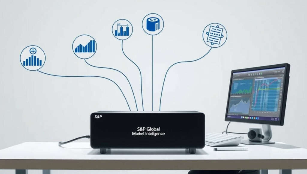 S&P Global Market Intelligence seamlessly integrates diverse global data feeds, transforming fragmented market information into unified, actionable intelligence for confident trading and strategic decision-making in finance.