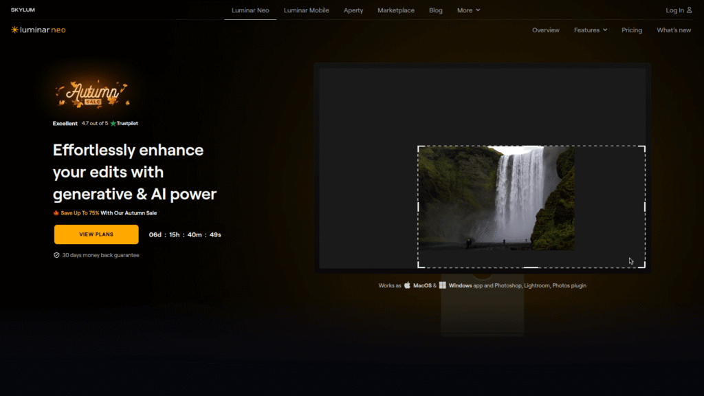 Luminar Neo among best ai design tools