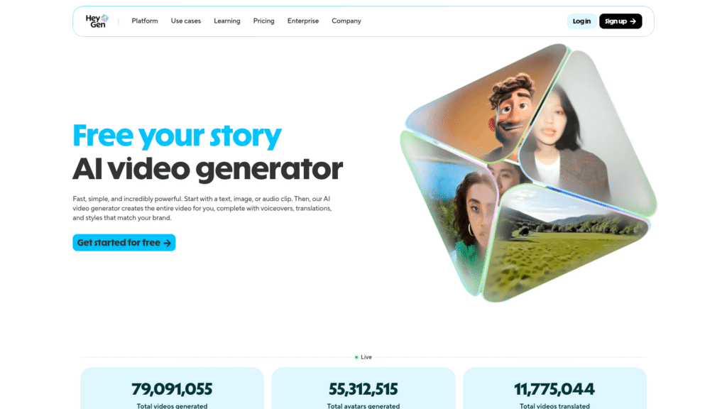 HeyGen among best ai video makers