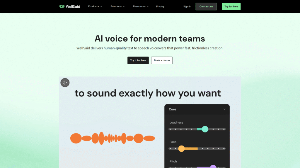 WellSaid among best AI voice generators