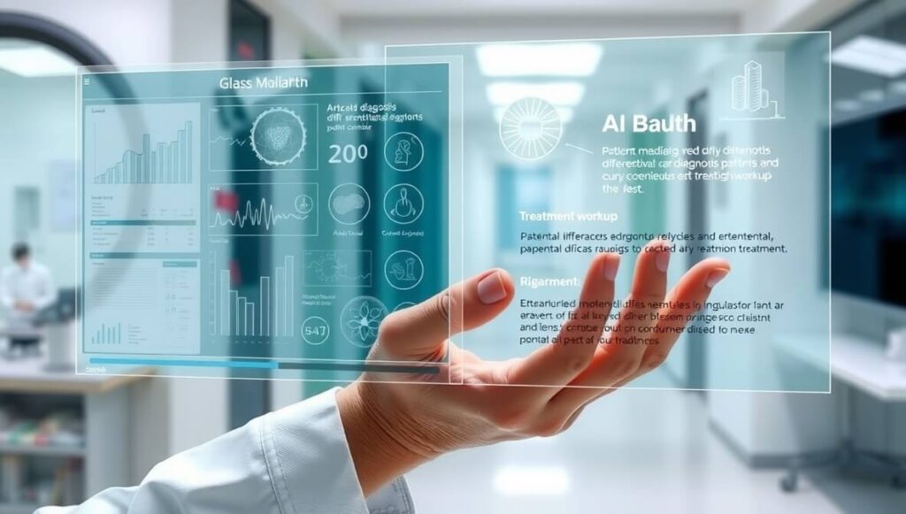 Glass Health is an AI-powered tool that provides clinical decision support by generating differential diagnoses, comprehensive workup plans, and management recommendations for healthcare professionals, enhancing their diagnostic accuracy and efficiency.