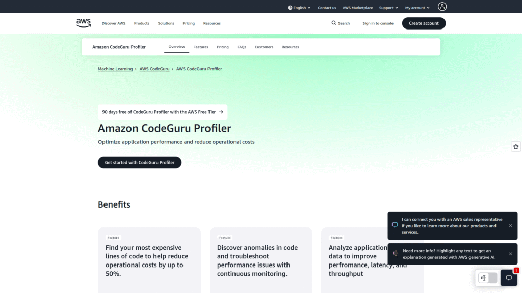 CodeGuru among AI debugging tools