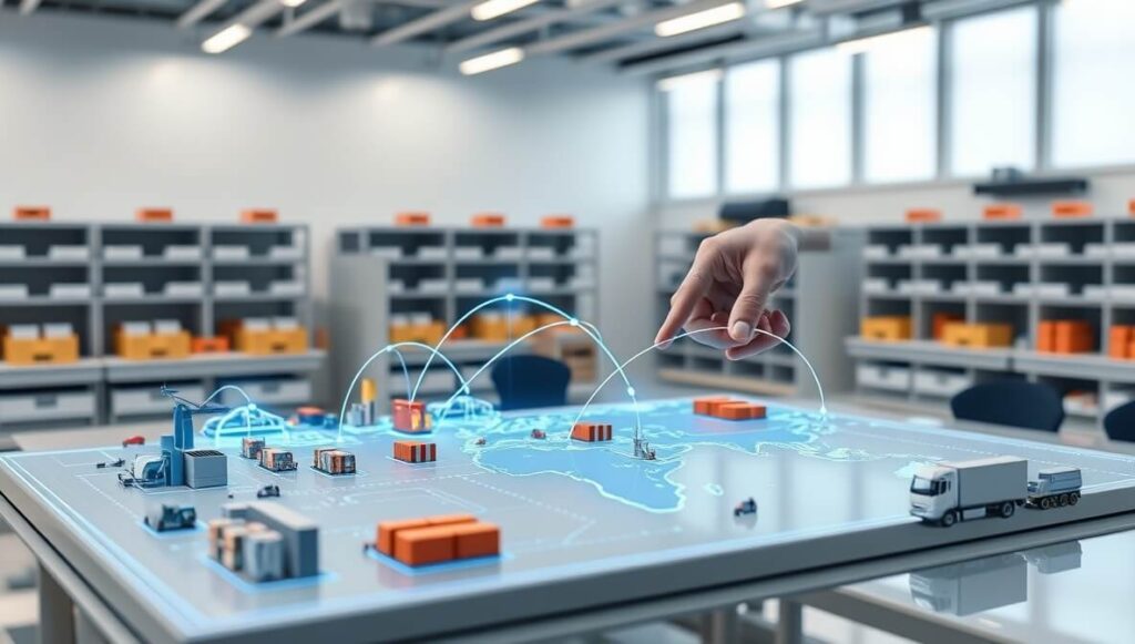 Blue Yonder AI optimizes global supply chains by providing intelligent, data-driven planning for manufacturing, inventory, and transportation, reducing costs and increasing efficiency.