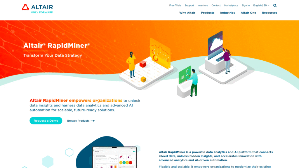RapidMiner among predictive analytics tools