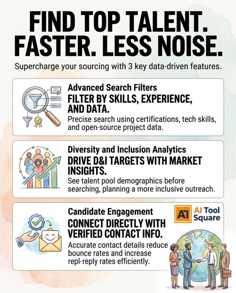 Key Features of SeekOut for Talent Sourcing and Candidate Discovery