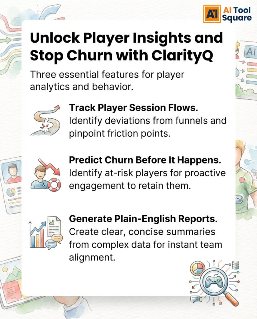 Key Features of ClarityQ for Player Analytics and Behavior