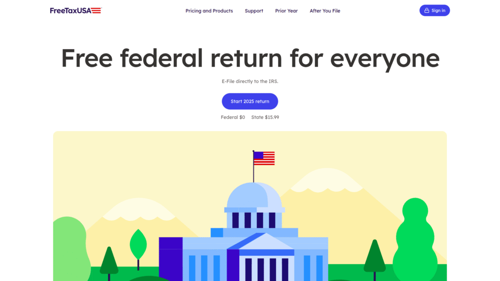 FreeTaxUSA as an AI tax software