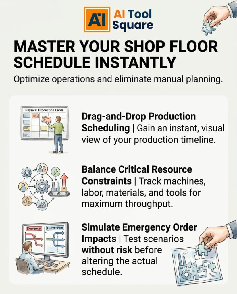 Key Features of PlanetTogether for Production Planning and Scheduling